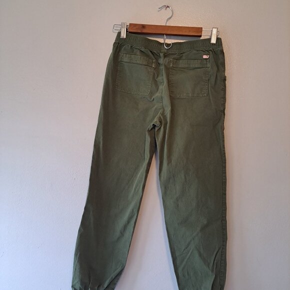 Vineyard Vine Girls‎ Military Green Pocketed Twill Jogger Pants Size 12 - Picture 6 of 13